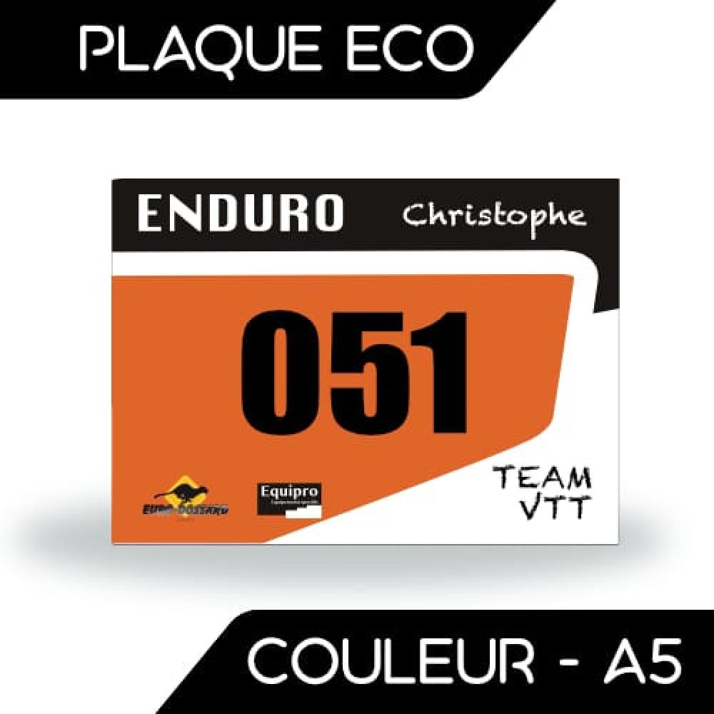 PLAQUE ÉCO COULEUR 210x148 MM